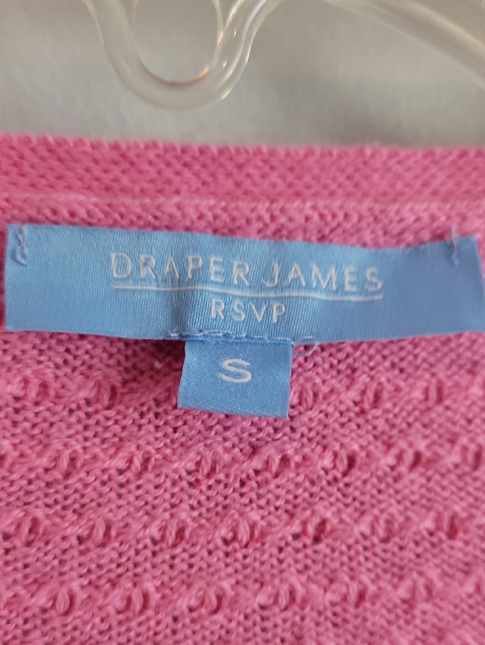 Draper James pink textured cardigan sweater size Small - Picture 2 of 7